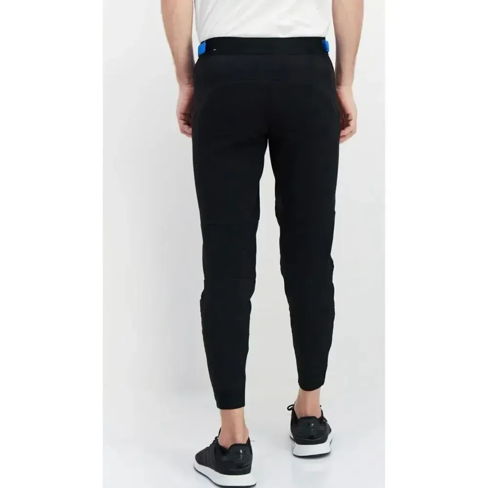 Adidas Men’s Sportswear Fit Training Pants Black & Blue sz S NWOT